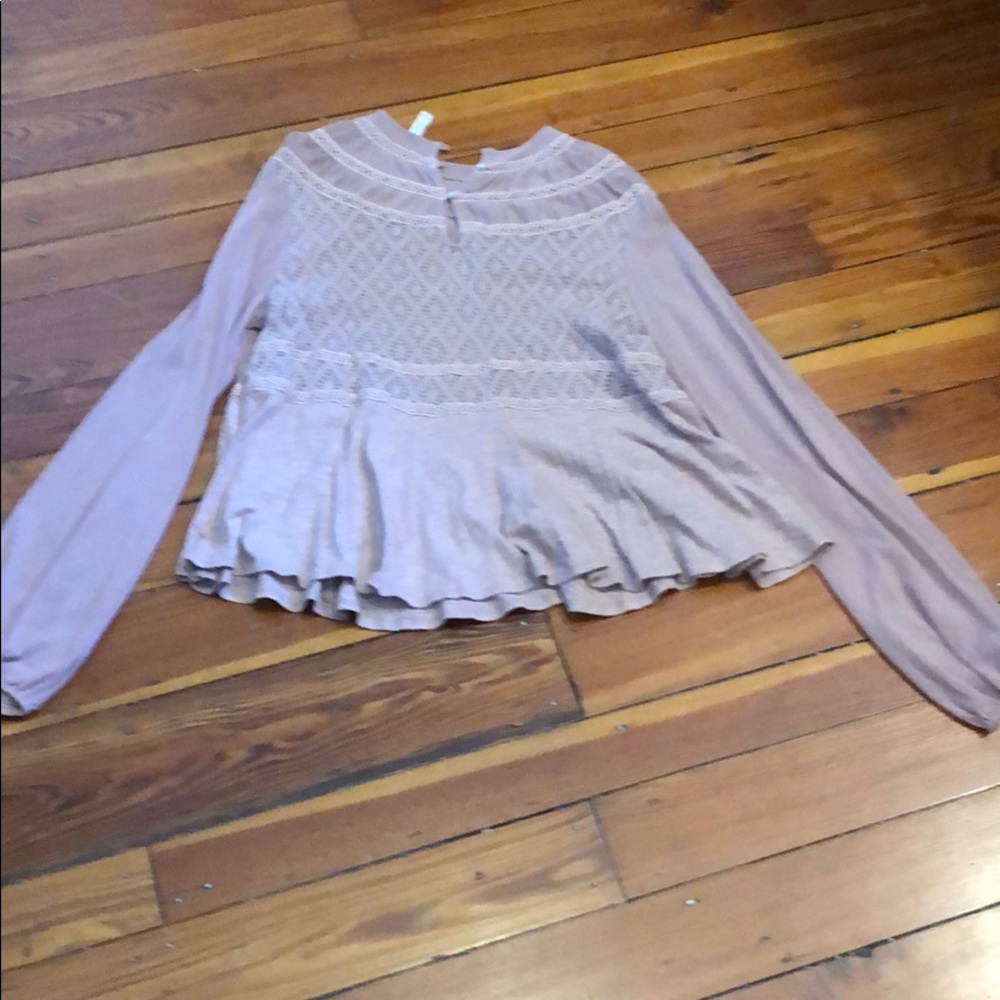 Free People knit blouse